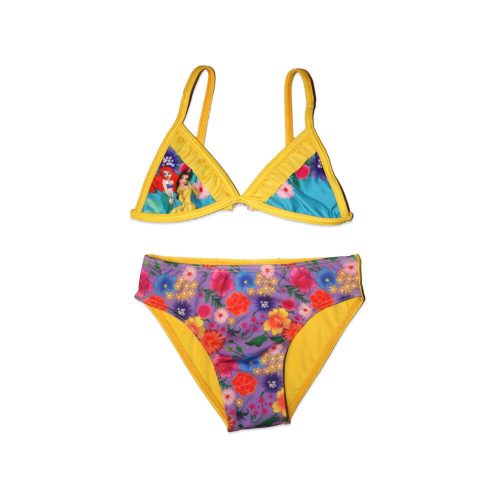 Disney Prinzessinnen Zweiteiler-Badeanzug für Mädchen - Blumenmuster - gelb - 104