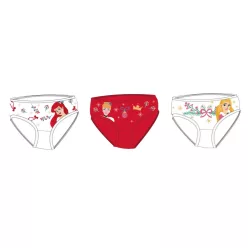  Disney Princess Weihnachtsmädchenunterhosen - 3-teiliges Baumwollunterhosen-Set