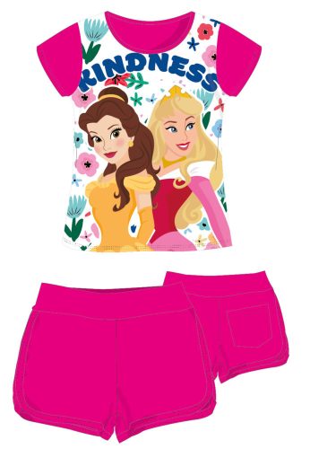 Disney Prinzessinnen Baumwoll-Sommerensemble - T-Shirt-Shorts-Set - pink - 116