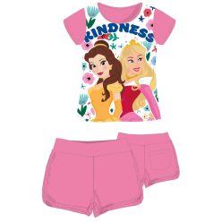   Disney Prinzessinnen Baumwoll-Sommer-Set - T-Shirt-Shorts-Set - Rosa - 98