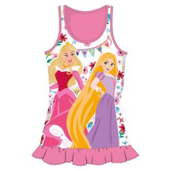 Disney Prinzessinnen Sommer-Baumwollstrandkleid - rosa - 116