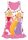 Disney Prinzessinnen Sommer-Baumwollstrandkleid - rosa - 116