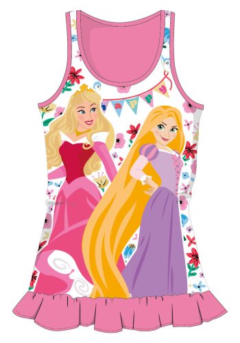 Disney Prinzessinnen Sommer-Baumwollstrandkleid - rosa - 116