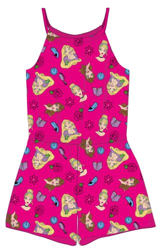 Disney Prinzessinnen Sommer-Baumwolloverall - pink - 110
