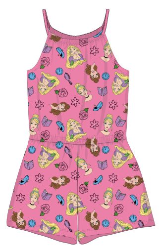 Disney Prinzessinnen Sommer-Baumwolloverall - rosa - 110
