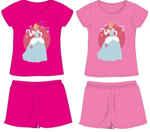 Disney Prinzessinnen Baumwoll-Sommerensemble - T-Shirt-Shorts-Set - pink - 104