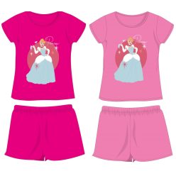   Disney Prinzessinnen Baumwoll-Sommerensemble - T-Shirt-Shorts-Set - pink - 122