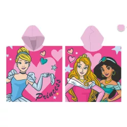 Disney Prinzessinnen Schnell trocknender Poncho - 55x110 cm