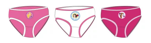 Disney Princess Mädchenunterhosen - 3-teiliges Baumwollunterhosen-Set