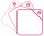 Disney Prinzessinnen Kapuzenbabyhandtuch mit gesticktem Muster - 70 x 70 cm - Pink