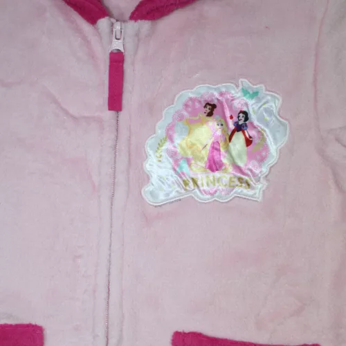 Kinderbademantel - Coral - Disney Prinzessinnen - hellrosa - 110