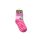 Rutschfeste Kindersocken - Disney Prinzessinnen - Vollplüsch - Rosa gestreift - 23-26