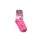 Rutschfeste Kindersocken - Disney Prinzessinnen - Vollplüsch - Rosa gestreift - 23-26