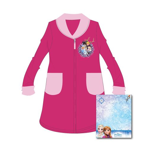 Kinderbademantel - Koralle - Eiskönigin - 110 - pink