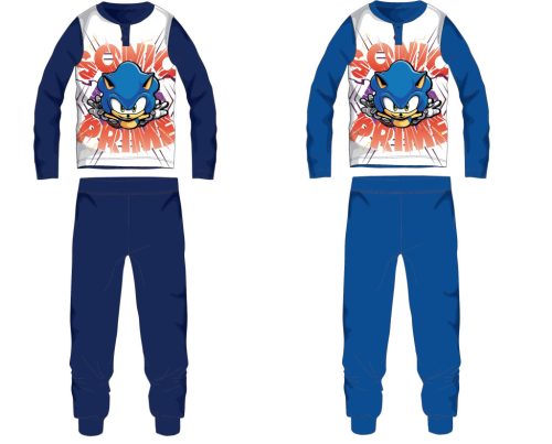 Sonic Jersey-Baumwollpyjama - dunkelblau - 128