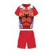 Sommer-Kurzarm-Kinder-Baumwollpyjama - Spiderman - rot - 98
