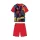 Sommer-Kurzarm-Kinder-Baumwollpyjama - Spiderman - mit Superhelden-Aufdruck - rot - 104