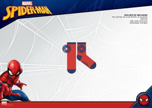 Spiderman rutschfeste Plüschsocken für Kinder - rot - 23-26