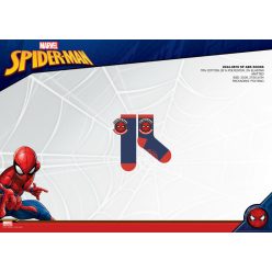   Spiderman rutschfeste Plüschsocken für Kinder - dunkelblau-rot - 27-30