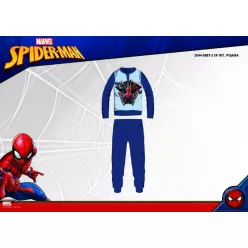 Winter Baumwoll-Interlock-Kinderpyjama - Spiderman