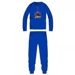 Spiderman Winter dickes Kinderpyjama - Baumwollflanellpyjama