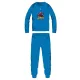 Spiderman Winter dickes Kinderpyjama - Baumwollflanellpyjama - Hellblau - 104