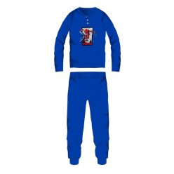   Spiderman Winterbaumwollkinderpyjama - Interlock-Pyjama - mittelblau - 104
