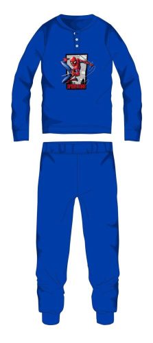 Spiderman Winterbaumwollkinderpyjama - Interlock-Pyjama - mittelblau - 98