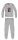 Spiderman Winterbaumwollkinderpyjama - Interlock-Pyjama - grau - 110