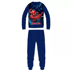   Spiderman Polarpyjama - Winterdicke Kinderpyjama - dunkelblau - 110