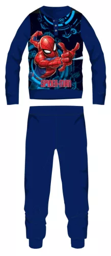 Spiderman Polarpyjama - Winterdicke Kinderpyjama - dunkelblau - 110