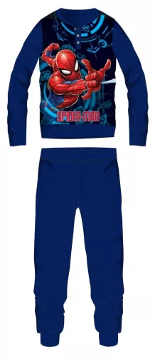 Spiderman Polarpyjama - Winterdicke Kinderpyjama - dunkelblau - 98