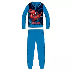   Spiderman Polarpyjama - Winterdicke Kinderpyjama - hellblau - 116