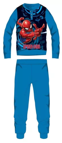 Spiderman Polarpyjama - Winterdicke Kinderpyjama - hellblau - 116