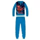 Spiderman Polarpyjama - Winterdicke Kinderpyjama - hellblau - 116