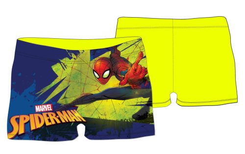 Spiderman Jungen Badehose Boxer - UV gelb - 128