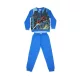 Winter-Flanell-Kinderpyjama - Spiderman - mittelblau - 134