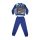 Winter-Flanell-Kinderpyjama - Spiderman - dunkelblau - 98