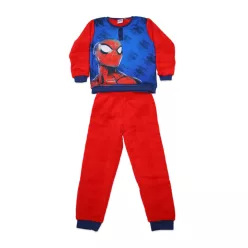Winter-Kinderpyjama - Coral - Spiderman - rot - 104