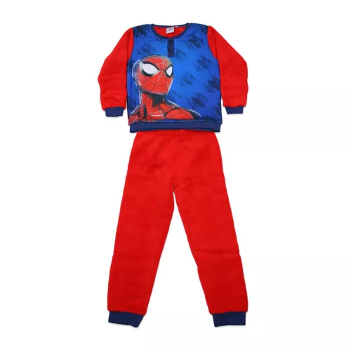 Winter-Kinderpyjama - Coral - Spiderman - rot - 116