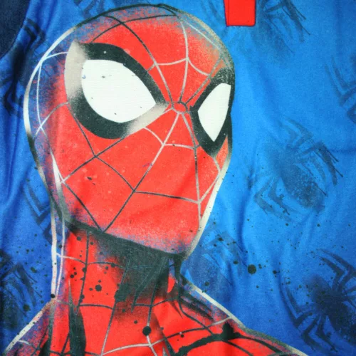 Winter-Kinderpyjama - Coral - Spiderman - dunkelblau - 104