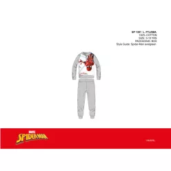 Spiderman dünner Baumwollkindpyjama - Jersey-Pyjama