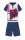 Spiderman Sommer-Kurzarm-Kinderpyjama - Baumwolljersey-Pyjama - dunkelblau-weiß - 122