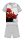 Spiderman Sommer-Kurzarm-Kinderpyjama - Baumwolljersey-Pyjama - grau - 122