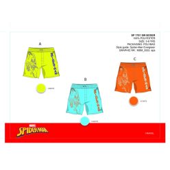 Spiderman Kinder Badehose - Hellblau - 128