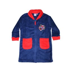Kinder Bademantel - Coral - Spiderman - dunkelblau - 104