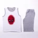 Spiderman Jungen Baumwoll-Sommer-Set - Trikot-Shorts-Set - Grau - 110