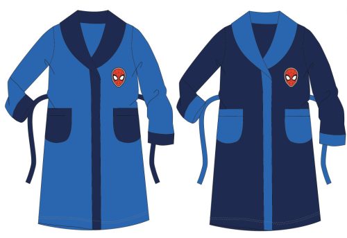 Spiderman Kinder Korallenbademantel - hellblau - 128