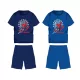 Spider-Man Baumwoll-Sommer-Set - T-Shirt-Shorts-Set - dunkelblau - 140