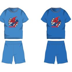   Spider-Man Baumwoll-Sommer-Set - T-Shirt-Shorts-Set - hellblau - 128